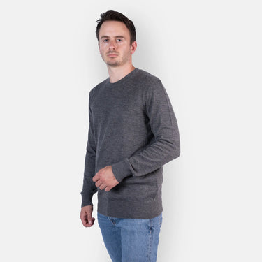 men comfortable alpaca wool turtleneck sweater color gray