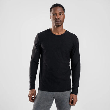 mens all activities long sleeve tshirt color black