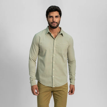 Men's Organic Pima Cotton Classic Shirt color celadon tint