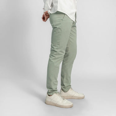 mens eco friendly slim fit drill pants color aqua
