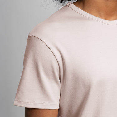 mens all natural crew neck color pale pink