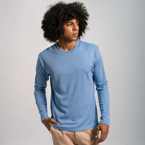 Men's Organic Pima Cotton Long Sleeve Shirt
