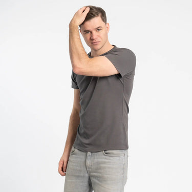Men's Organic Pima Cotton T-Shirt color natural gray