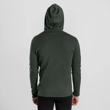 mens moisture wicking pullover hoodie lightweight color dark teal