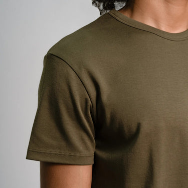 Men's Organic Pima Cotton T-Shirt color green