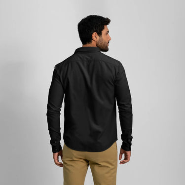 Men's Organic Pima Cotton Classic Shirt color black