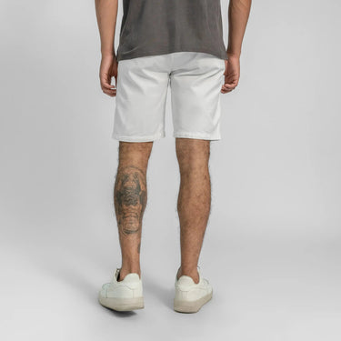 Men's Organic Pima Cotton Chino Shorts color white