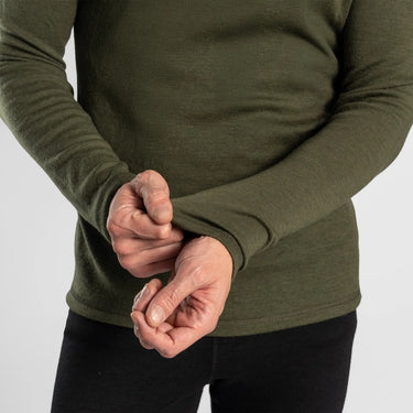 mens sustainable pullover hoodie lightweight color green