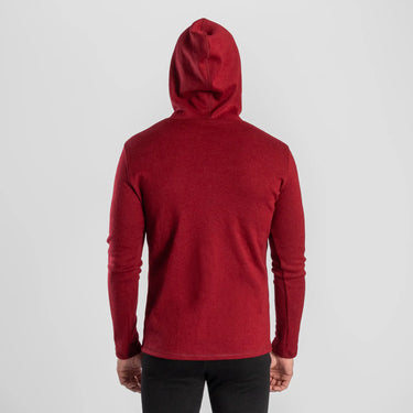 mens thermo regulate pullover hoodie lightweight color maroon