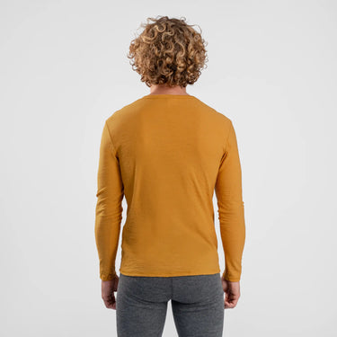 mens ultimate outdoor long sleeve tshirt color gold