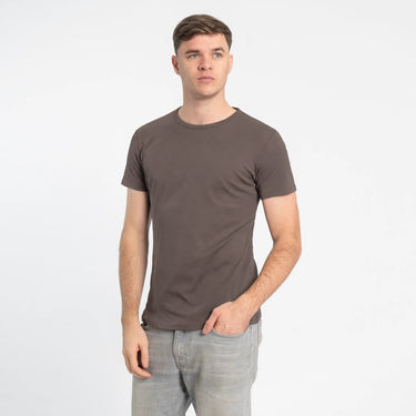 Men's Organic Pima Cotton T-Shirt - Ash Brown