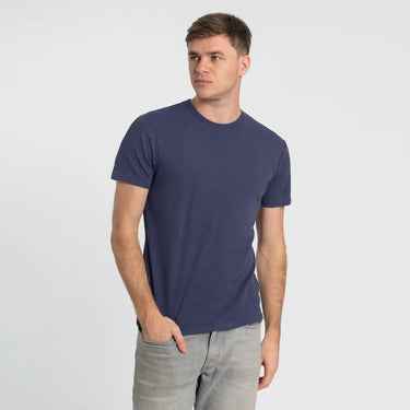 Men's Organic Pima Cotton T-Shirt - Deep Cobalt