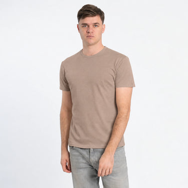 Men's Organic Pima Cotton T-Shirt - Sand Brown