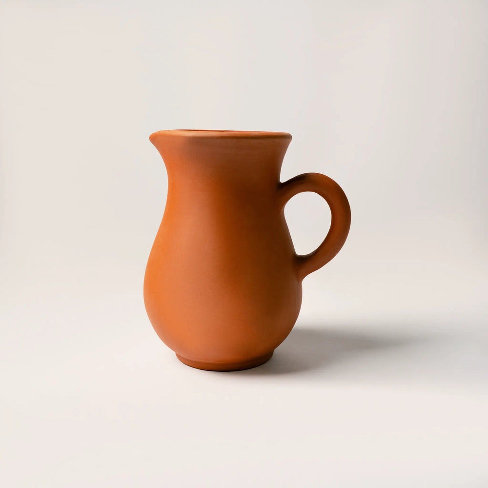 Handmade Ceramic Pitcher - Terracotta