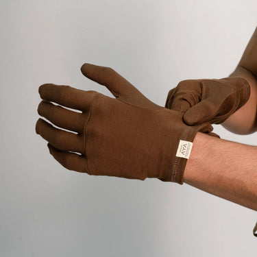 unisex hypoallergenic gloves color brown
