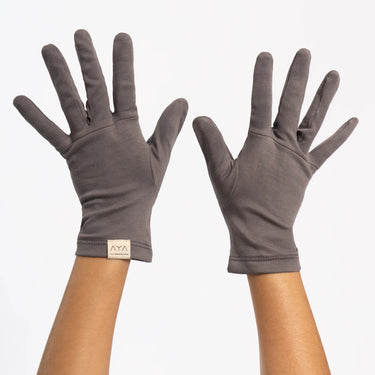 Unisex Organic Pima Cotton Gloves color natural gray