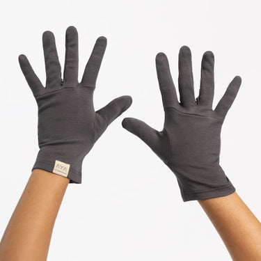 Unisex Organic Pima Cotton Gloves color gray