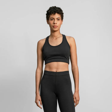 Women's Organic Pima Cotton Bralette color black