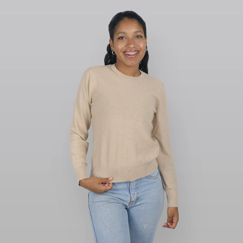 Mix 2 Pack - Women's Organic Sweater & Crew Neck T-Shirt