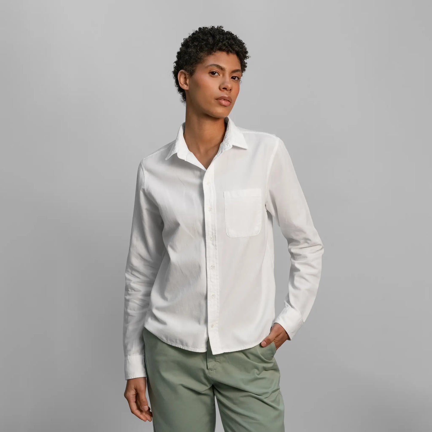 womens all occasions classic shirt color white