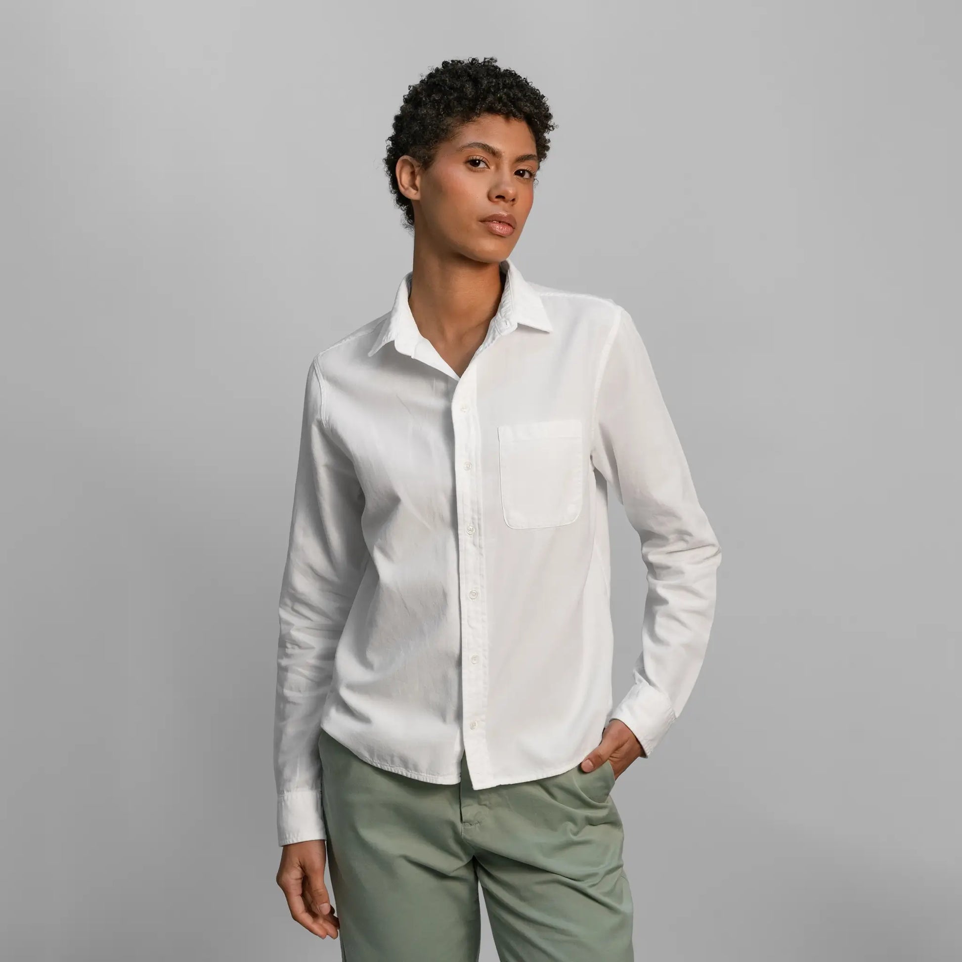 womens all occasions classic shirt color white