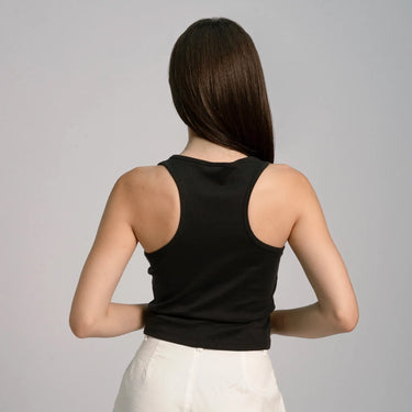 womens all occasions short tank color black