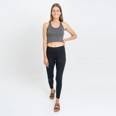 Women's Organic Pima Cotton Short Tank color gray