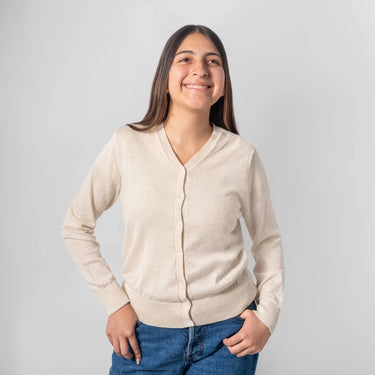 womens alpaca wool all natural cardigan color undyed