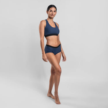womens chemical free panties ultralight color natural blue