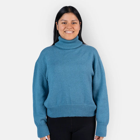 Women's Alpaca Wool Turtleneck Sweater