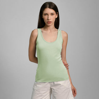 womens comfortable fit tank top color light mint