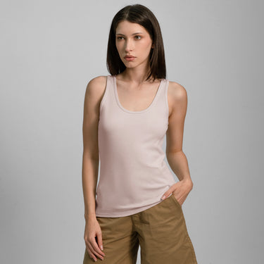 womens comfortable fit tank top color Pale Pink