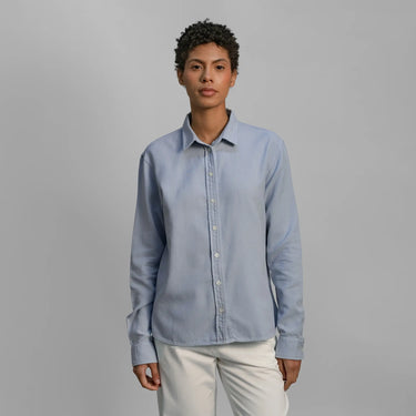 womens conscious classic shirt color skyride