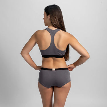Women's Organic Pima Cotton Panties color gray