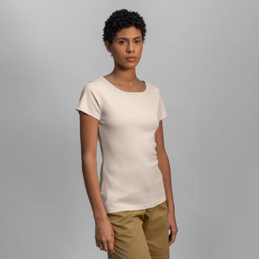 womens gots crew neck color Undyed ChemicalFree