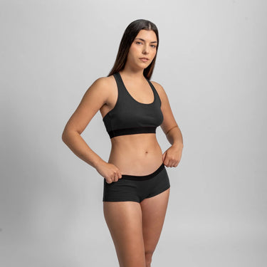 Women's Organic Pima Cotton Panties color black