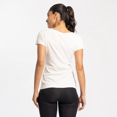 Women's Organic Pima Cotton T-Shirt color white