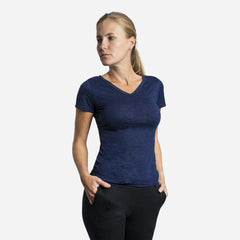 Women's Alpaca Travel T-Shirt V-Neck