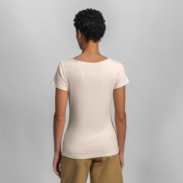 Women's Organic Pima Cotton T-Shirt color undyed