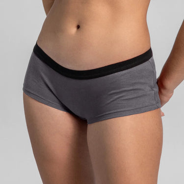 Women's Organic Pima Cotton Panties color gray