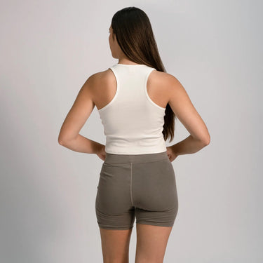 womens non toxic biker shorts color natural gray