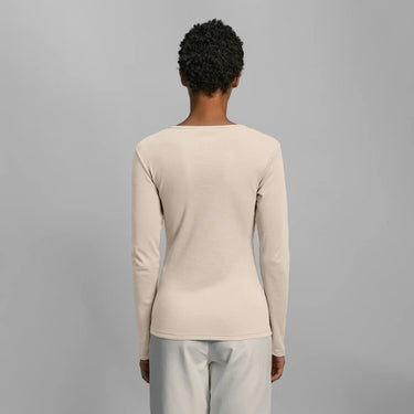 womens non toxic tshirt long sleeve color Undyed ChemicalFree