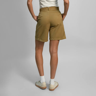 Women's Organic Pima Cotton Chino Shorts color light olive