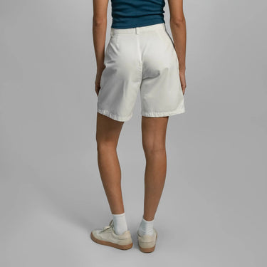 Women's Organic Pima Cotton Chino Shorts color white