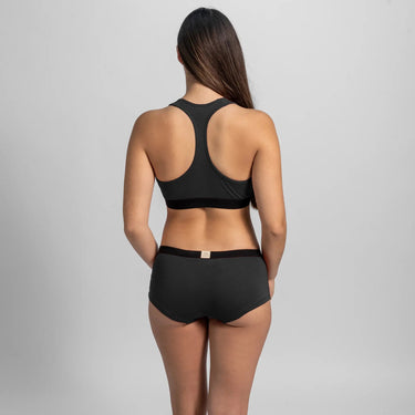 Women's Organic Pima Cotton Panties color black