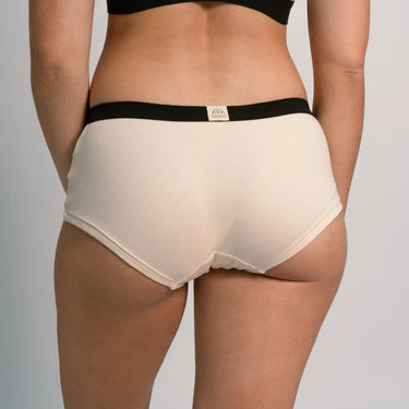 Women's Organic Pima Cotton Panties color undyed