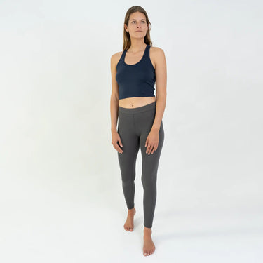 Women's Organic Pima Cotton Short Tank color black