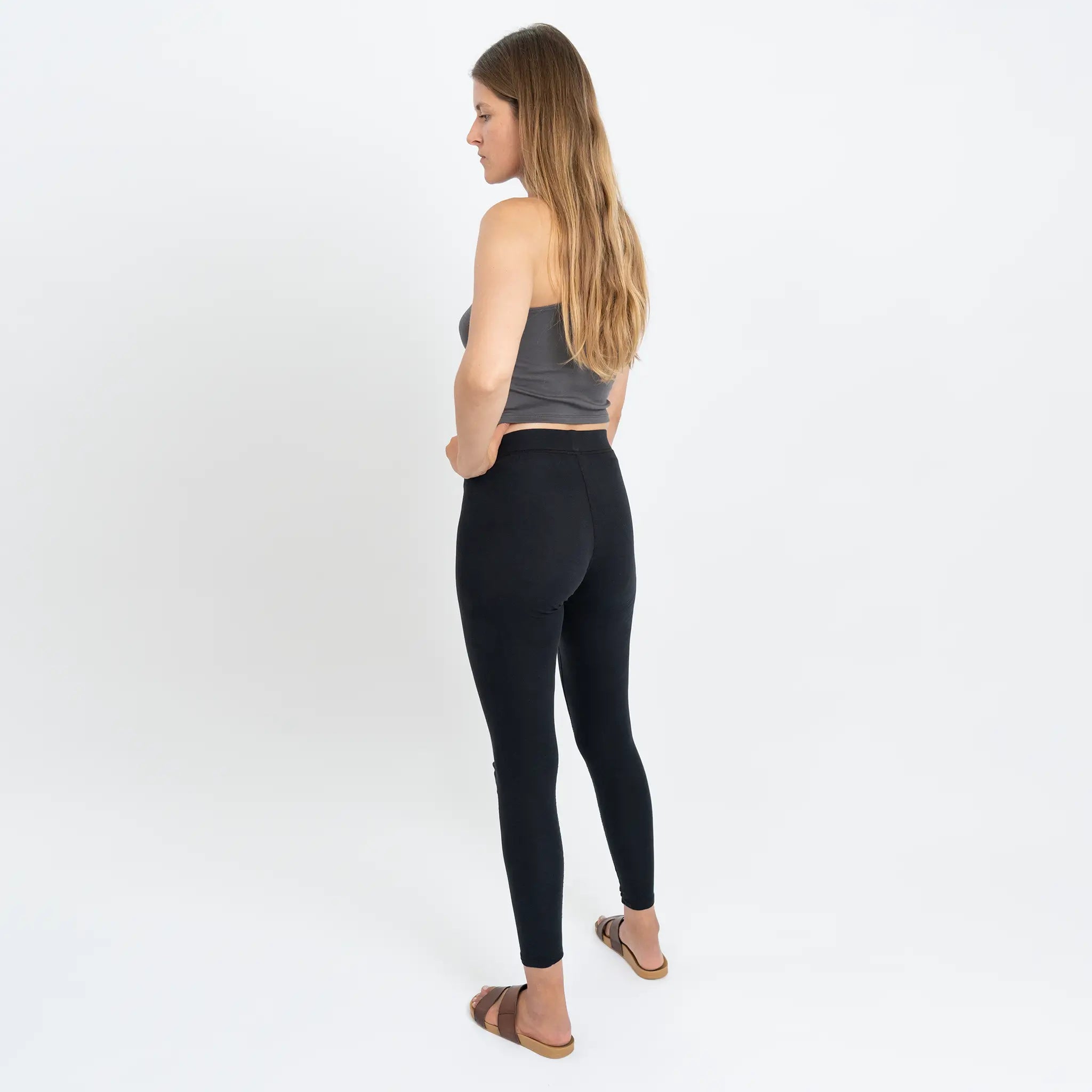 Buy SHAPERX Women Premium High Waist Cotton Leggings, Soft Light Weight  Leggings for Women Pack of 1 (L Grey) Online In India At Discounted Prices