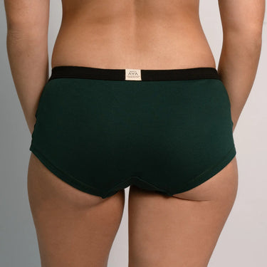 Women's Organic Pima Cotton Panties color dark teal