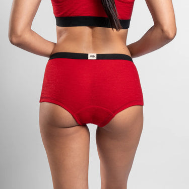 womens softest panties ultralight color red